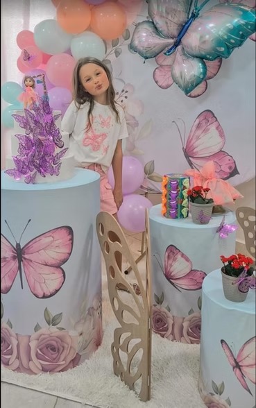 Decoração de festa infantil temática borboletas em Guarulhos SP